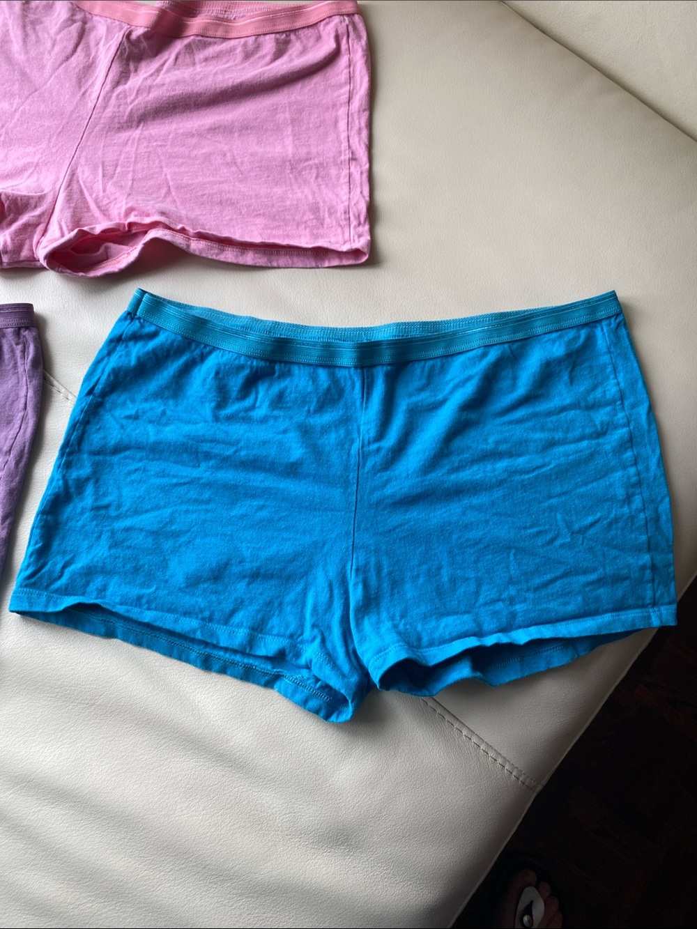 Fruit of the Loom 100% cotton Boyshort Panties - Size XL (14-16) - 3 pack - Picture 3 of 13